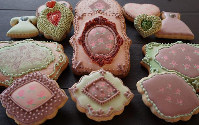 Vintage inspired cookies 