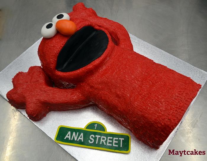 Elmo birthday cake