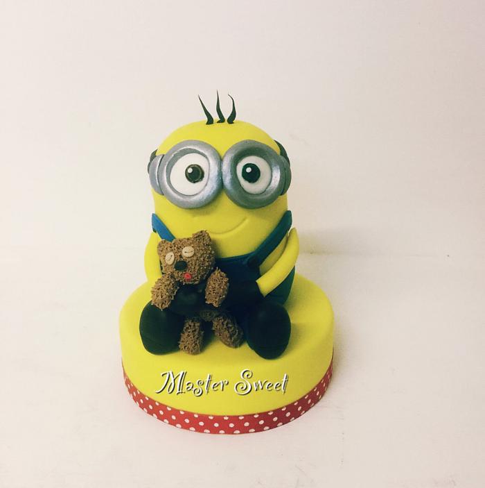 Minion cake topper