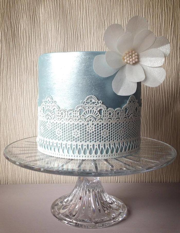 6th Wedding Anniversary Cake