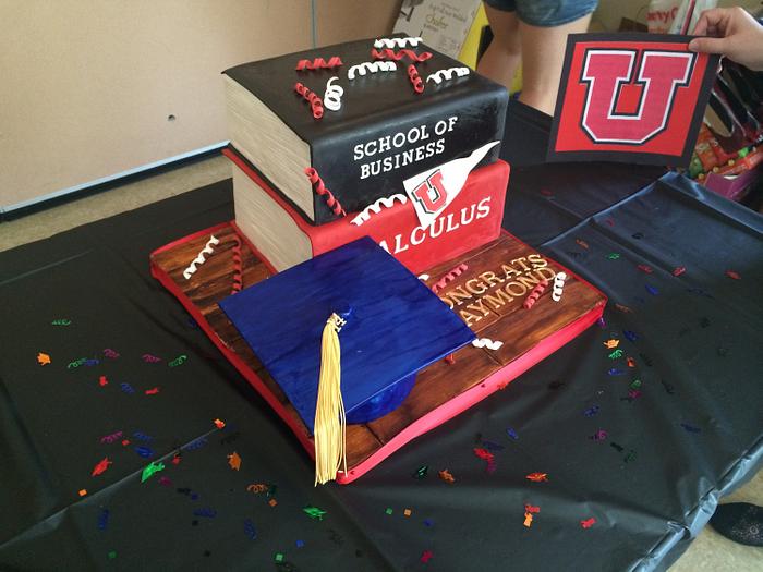 Books in cake form