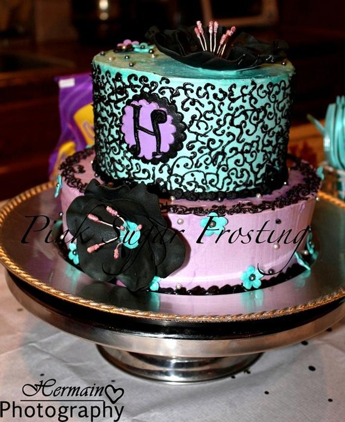 Sweet 16 Birthday Cake 
