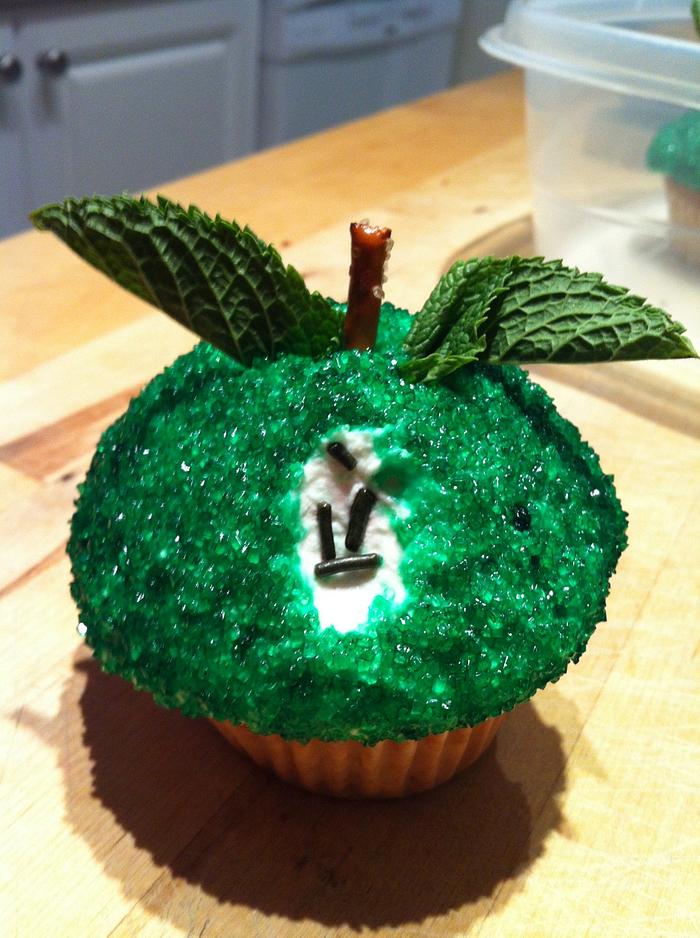 Apple cupcake