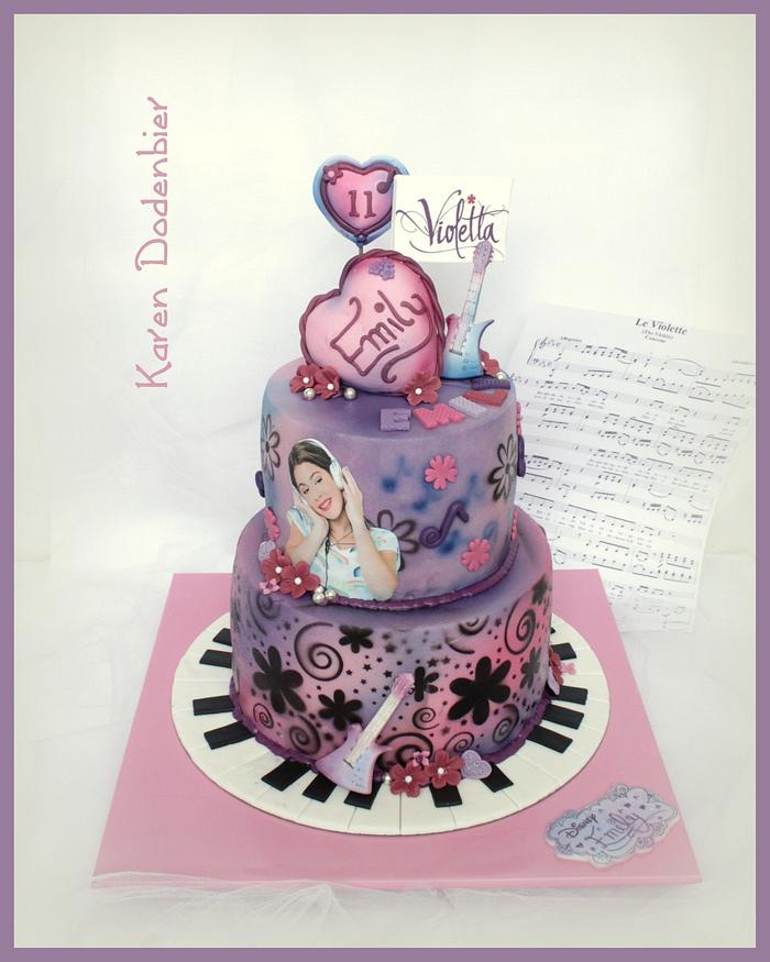 Violetta cake for my daughter!