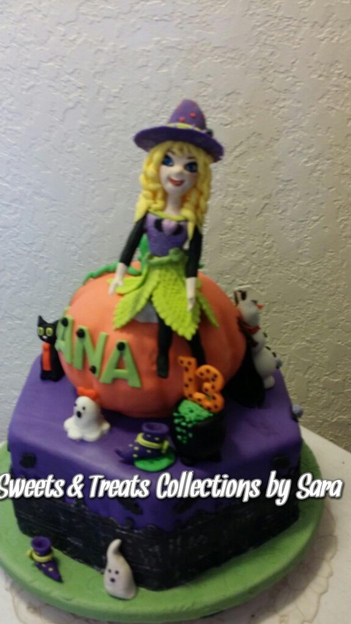 Halloween birthday cake