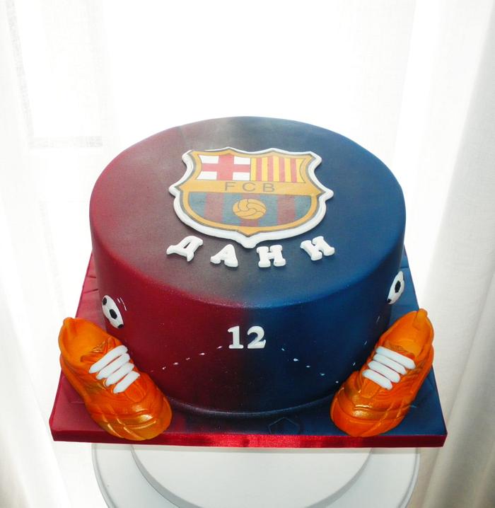 FCBarcelona cake