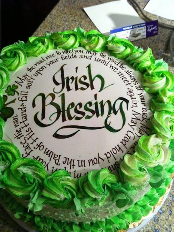 Irish Retirement Cake