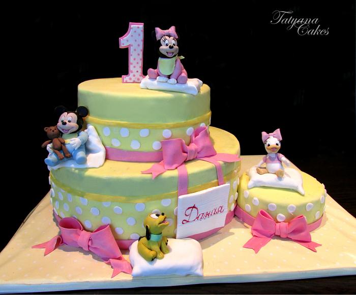 Disney baby cake