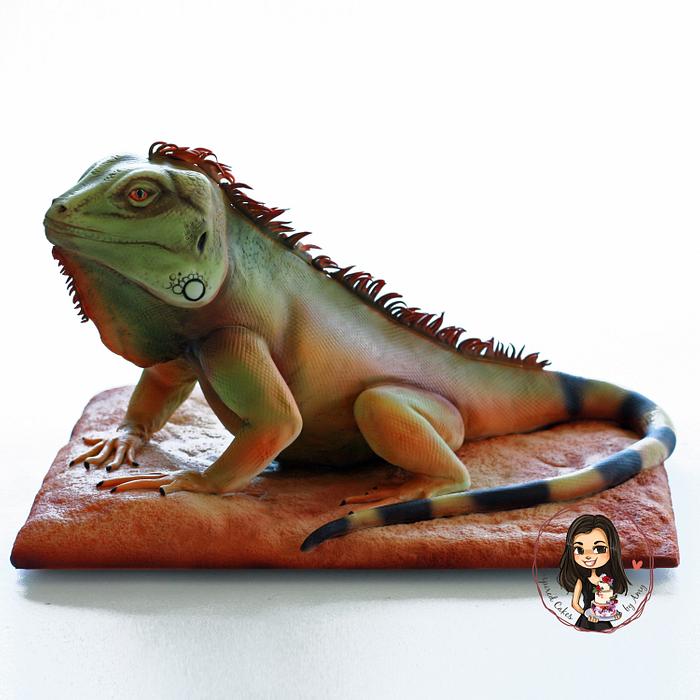 Lizard Cake - Decorated Cake by Inspired Cakes - by Amy - CakesDecor