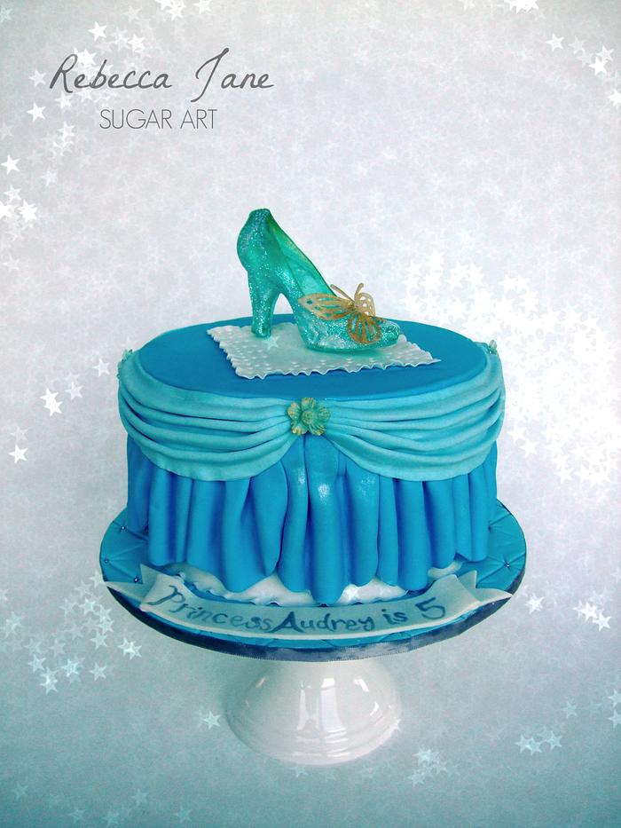 New Cinderella Glass Slipper Cake