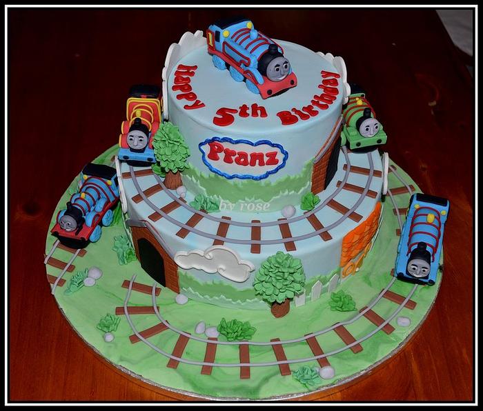 Thomas and Friends Themed Cake