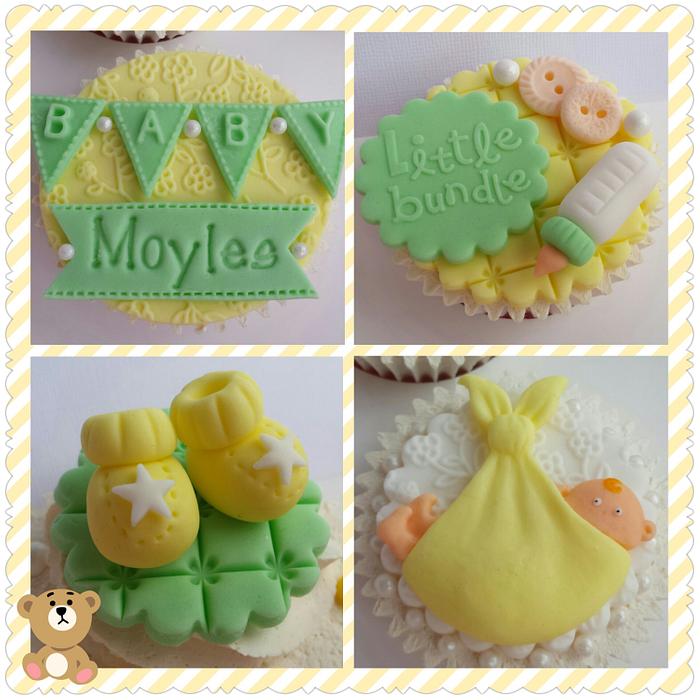New Baby Announcement Celebration Cupcakes