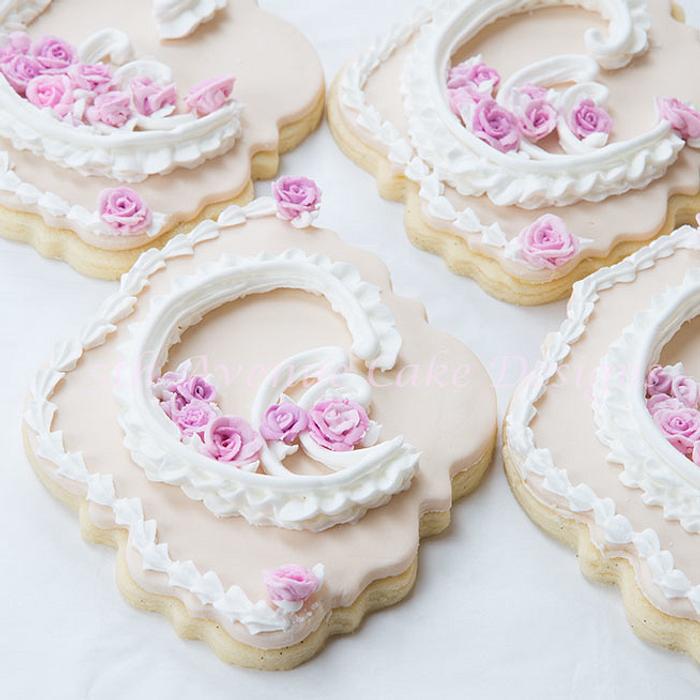 Royal Icing Lambeth Wedding Cookies
