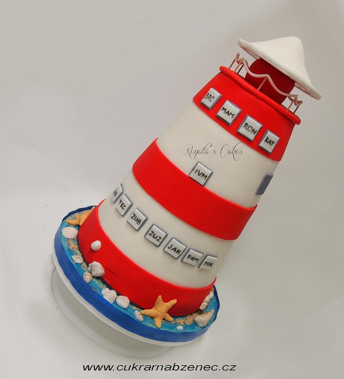 The Lighthouse  cake