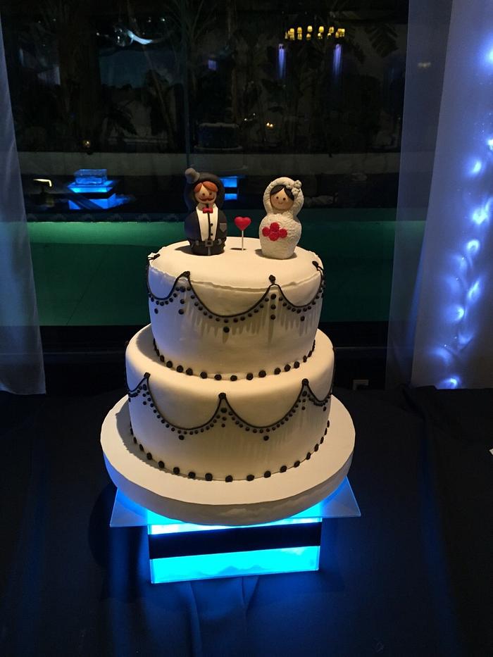 Wedding cakes.