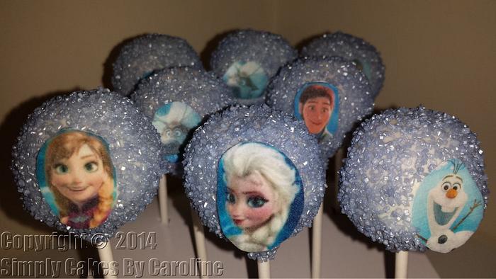 Frozen cakepops for a Huddersfield customer. 