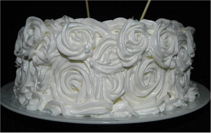 My White Flowers Cake