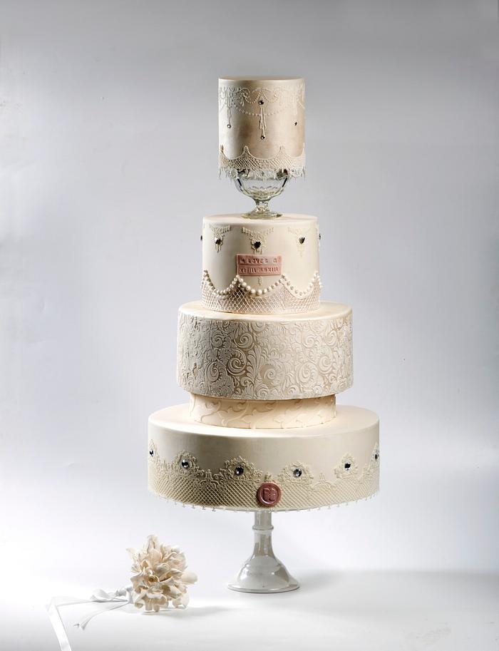 M&G Wedding Cake