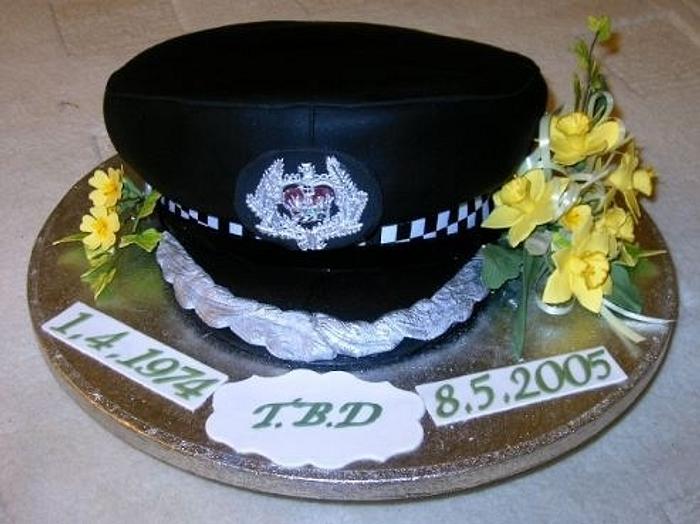 Police Officer retirement cake