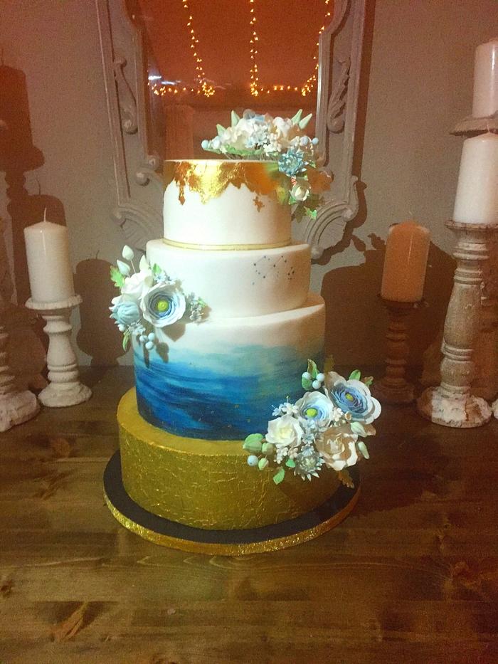 Constellation Wedding Cake