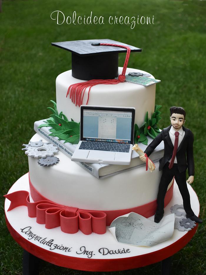 Engineer graduation cake