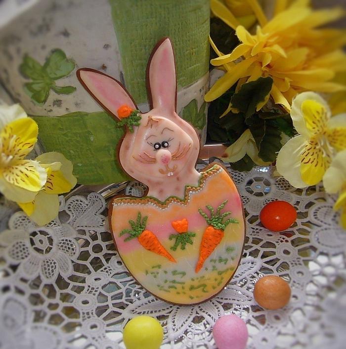 Easter bunny cookie