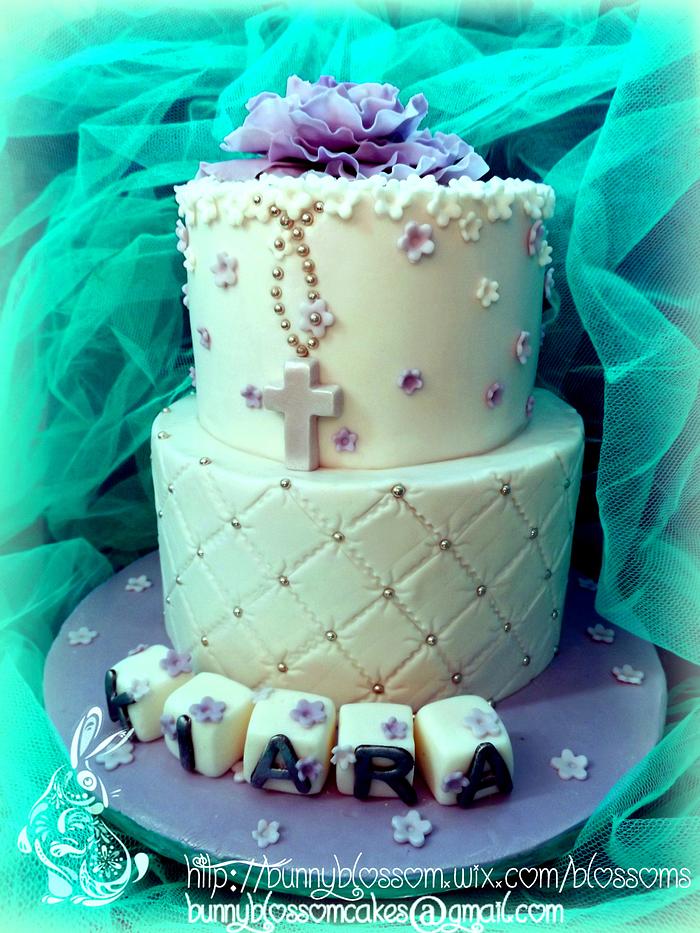 Lilac Dedication cake