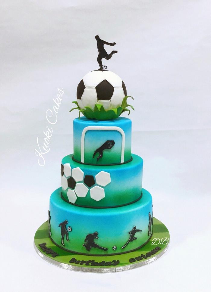 Football cake man 