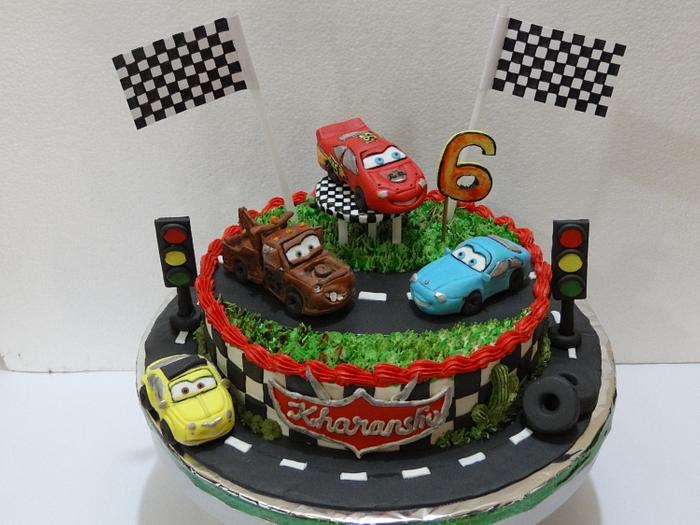 Disney Cars Cake #3 | Cabnolen's Cafe