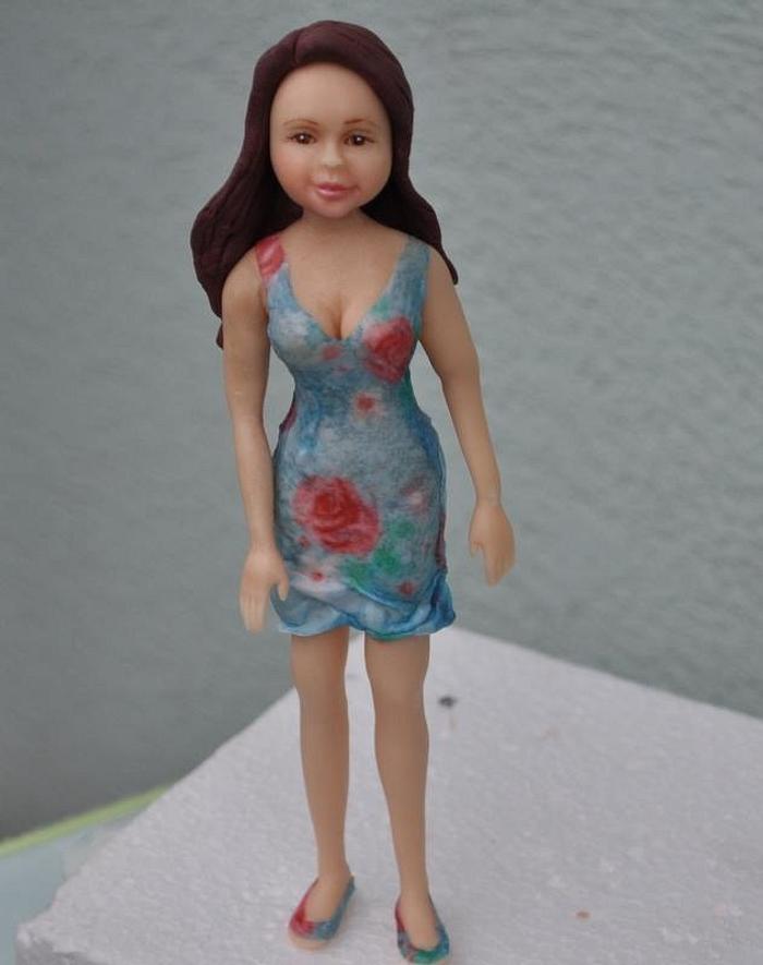 woman from sugarpaste 