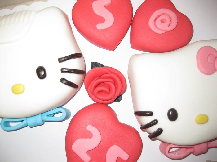 Mr. & Ms. Hello Kitty Cake