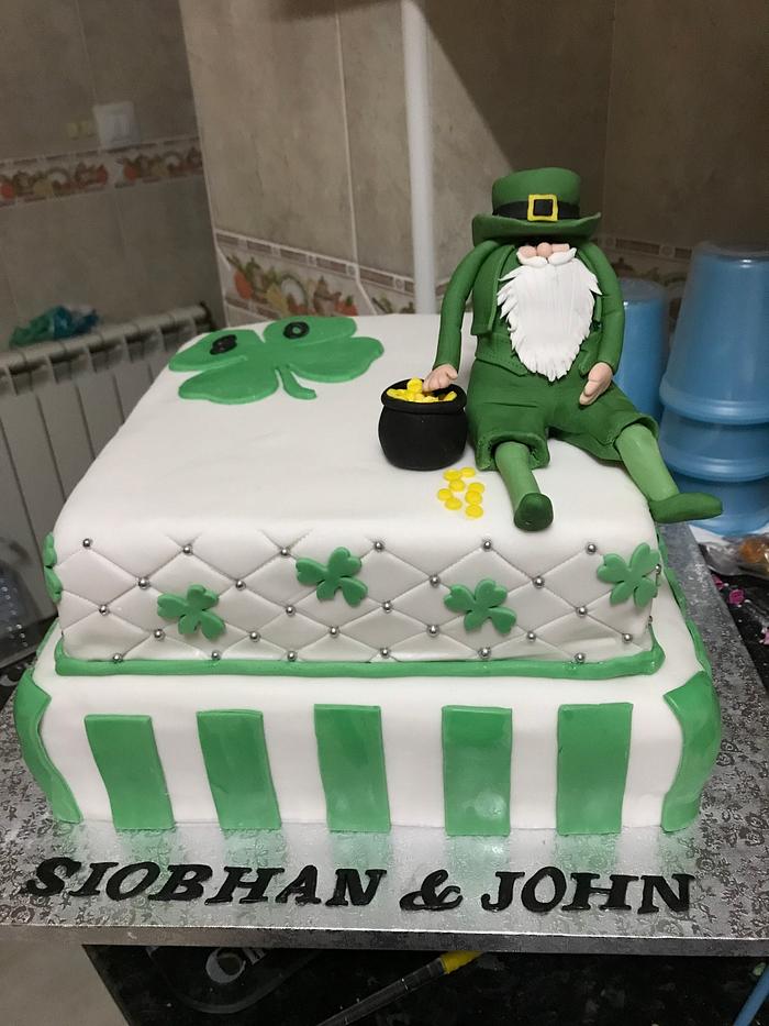 Irish themed cake