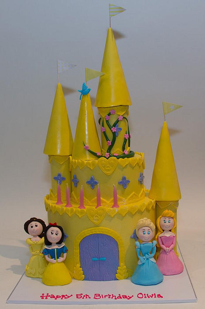 Olivia's Yellow Princess Castle