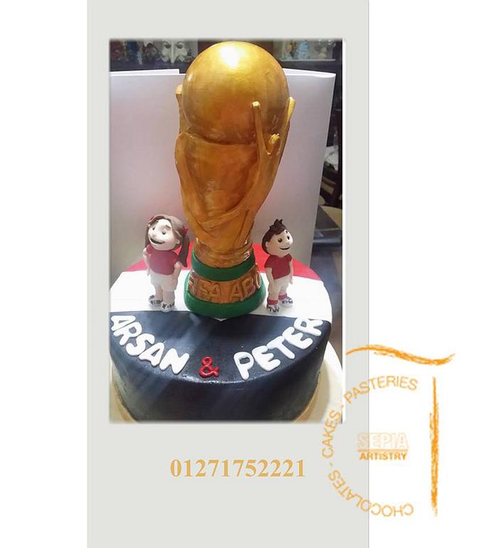 world cup cakes