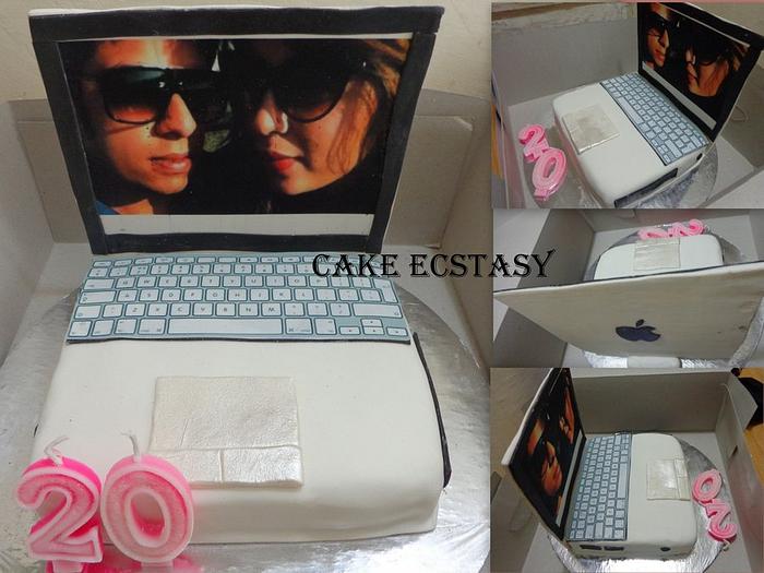 macbook cake