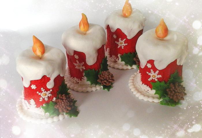 Christmas mini  cakes 