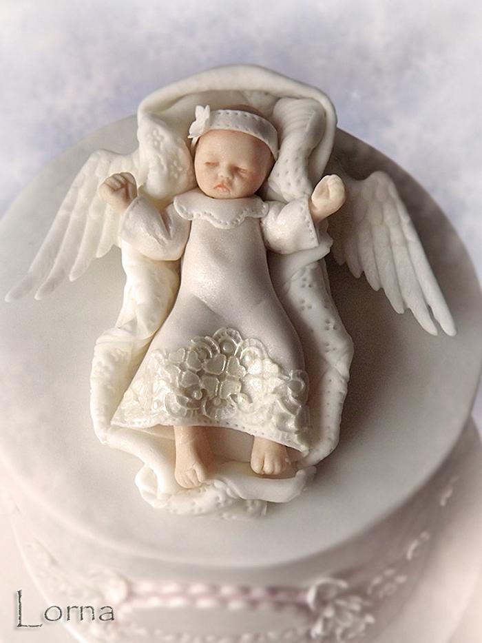 Baby Angel - Christening Cake