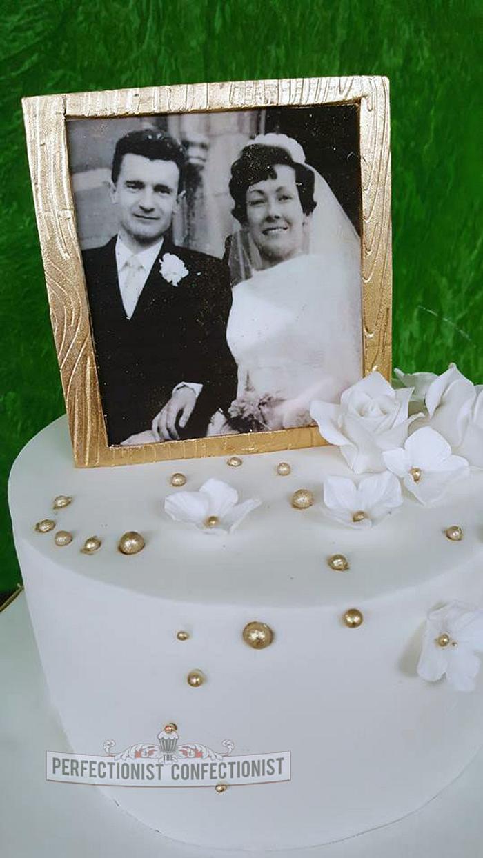 Brian and Maureen - 50th Wedding Anniversary Cake