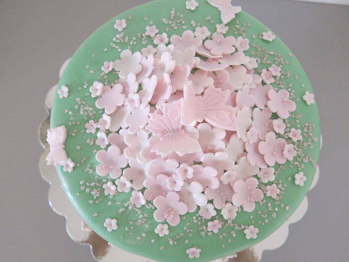 Pink Romantic cake