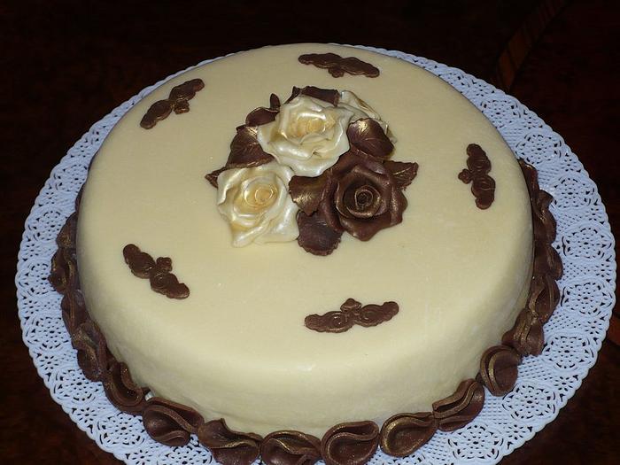 Chocolate Plastic cake 