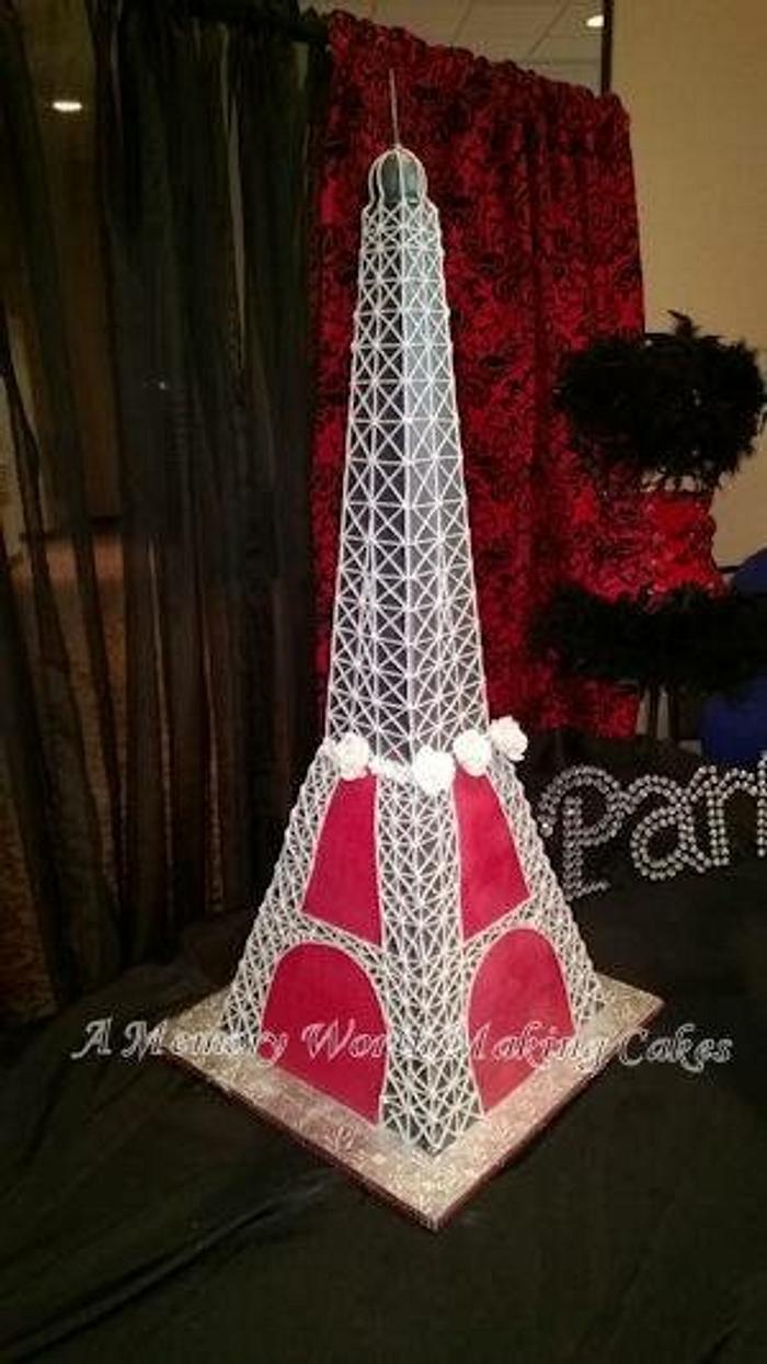 Eiffel Tower Paris Cake