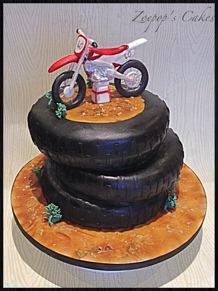 Motocross cake