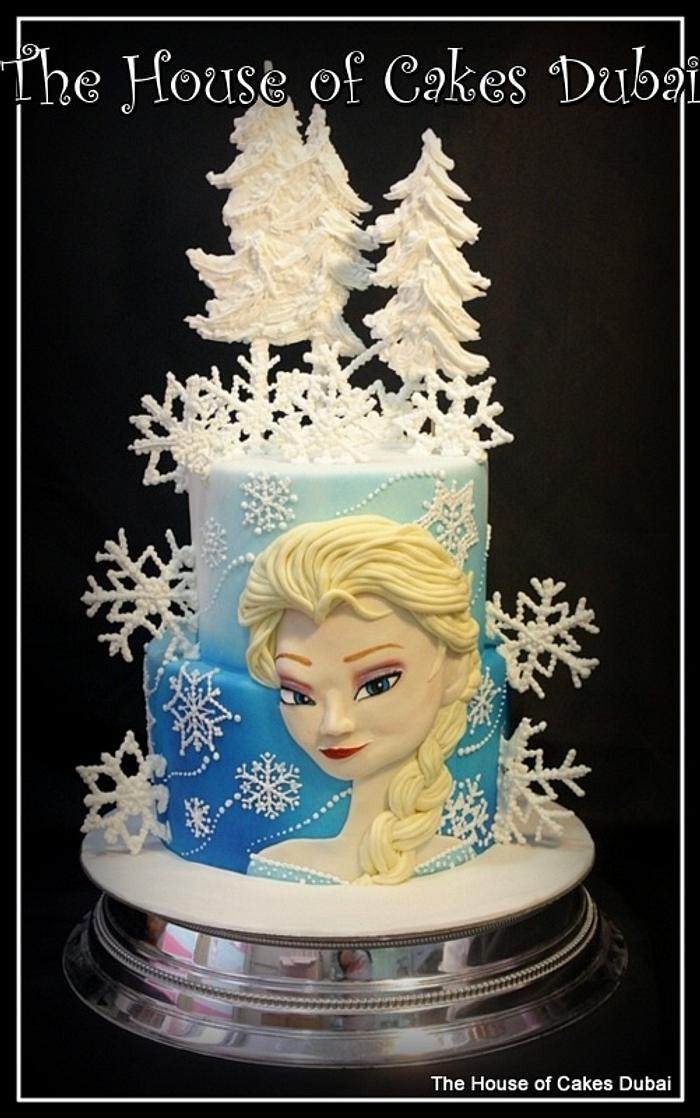 Elza Frozen cake