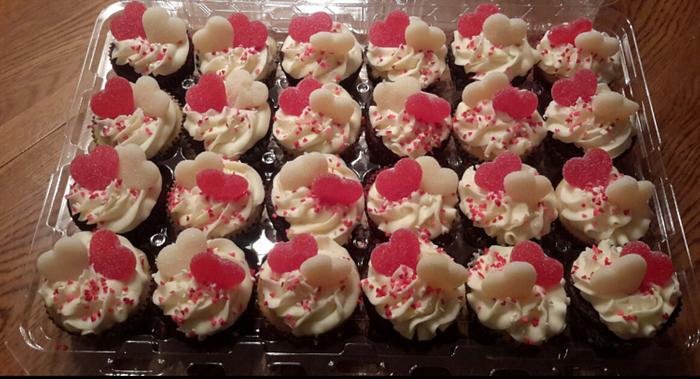 Valentine's cupcakes 