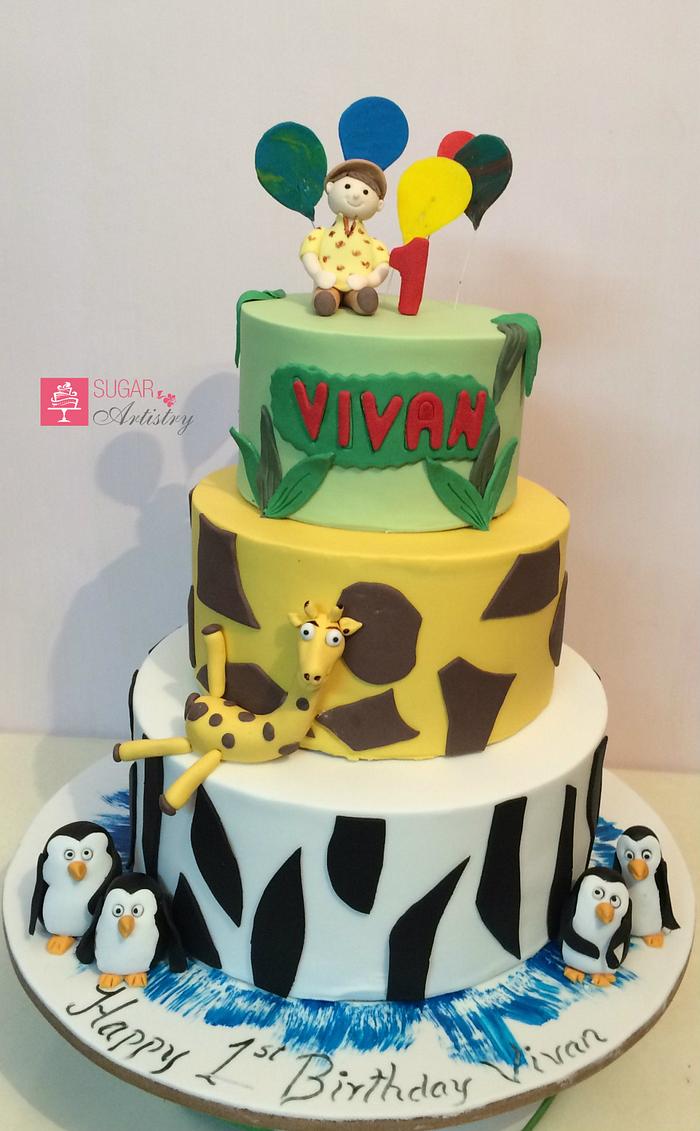 Birthday cake for little VIVAN.