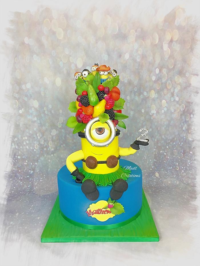 Minions cake By Madl créations 