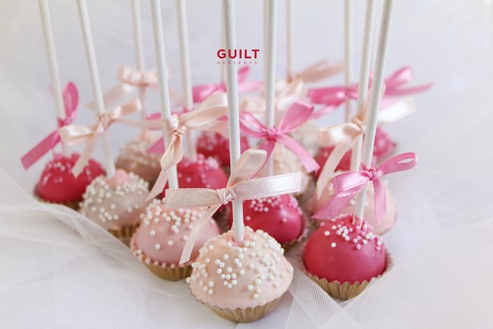 Pretty in Pink Cakepops