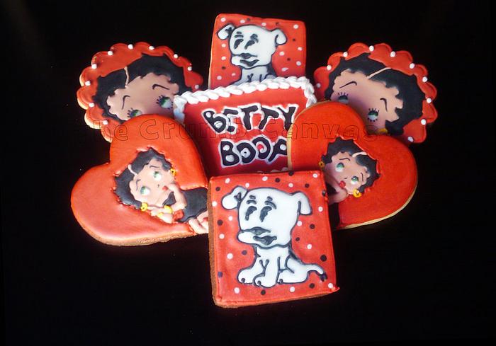 Betty Boop Birthday Cookies