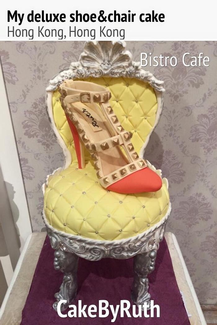 Deluxe High Heel and Chair Cake