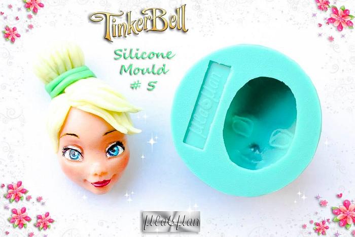 Tinker Bell's Head Silicone Mould